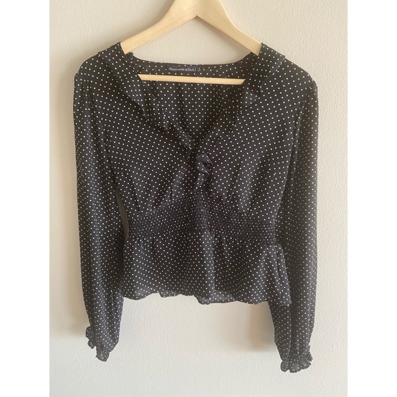 Abercrombie & Fitch Polka Dot Blouse - Picture 1 of 5